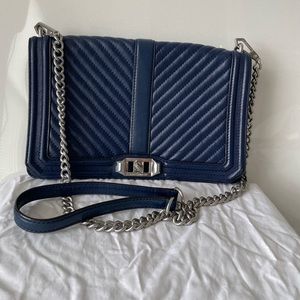 Rebecca Minkoff Leather sling chain bag